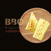Лаваш с сыром и зеленью