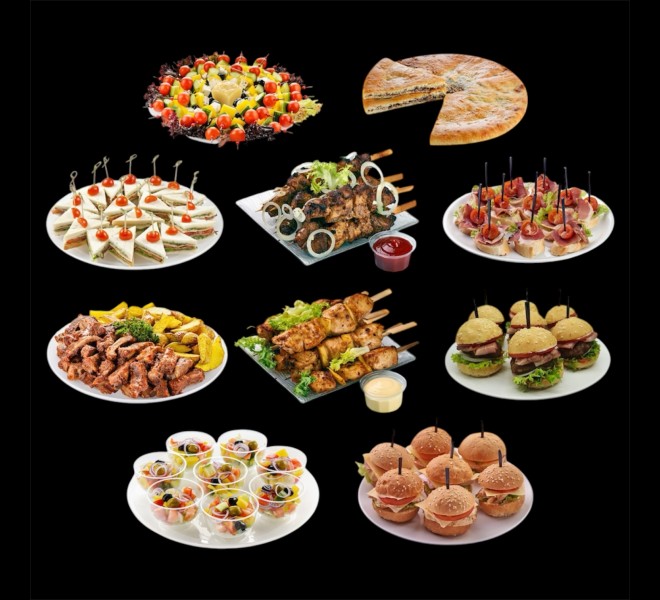 Корпоративный новогодний фуршет на 30-40 персон